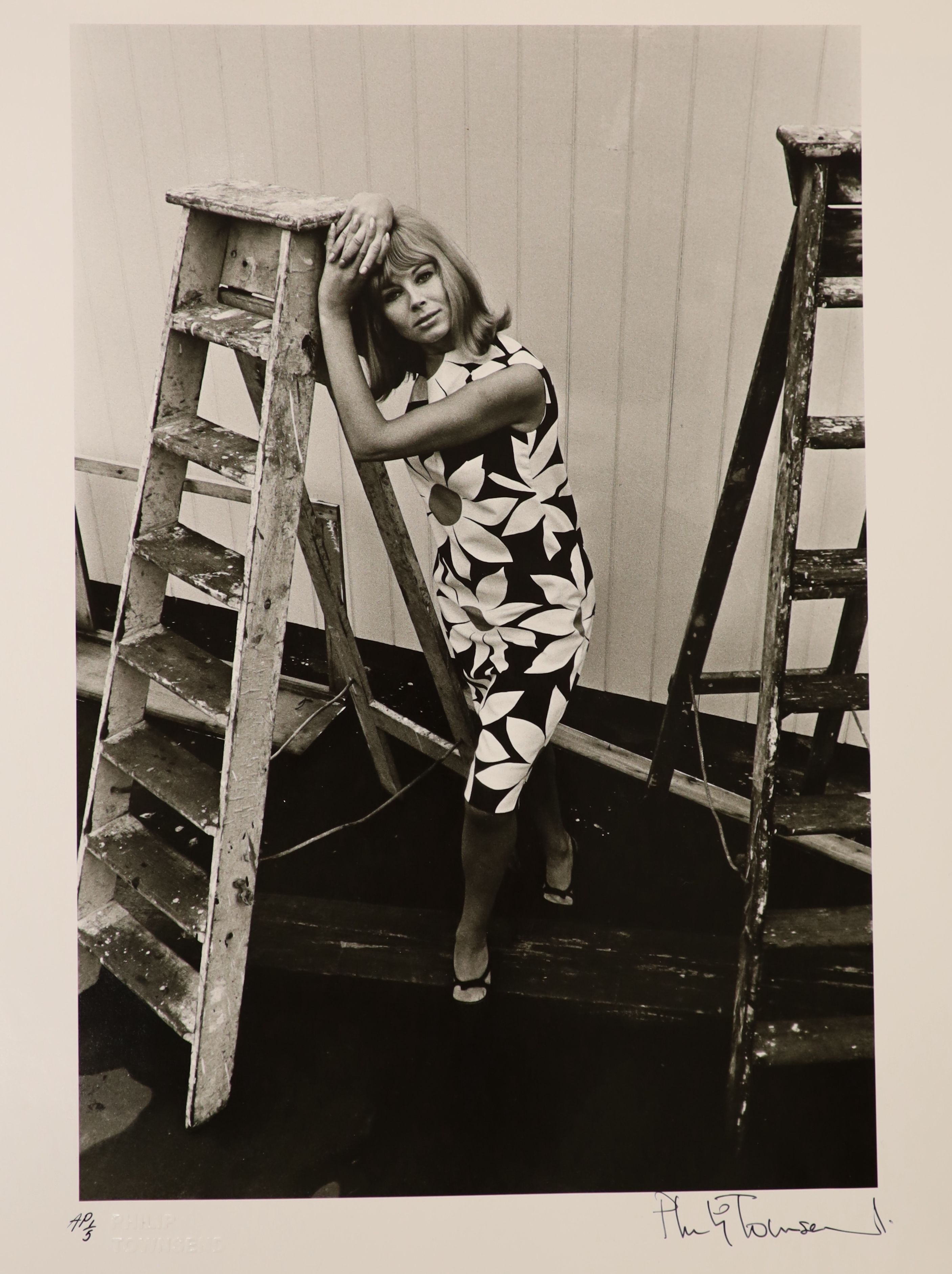 Philip Townsend (1940-2016), four silver gelatin prints signed and numbered by the photographer in black ink and blindstamped to the lower border, Fashion images, 50 x 40cm overall, unframed.